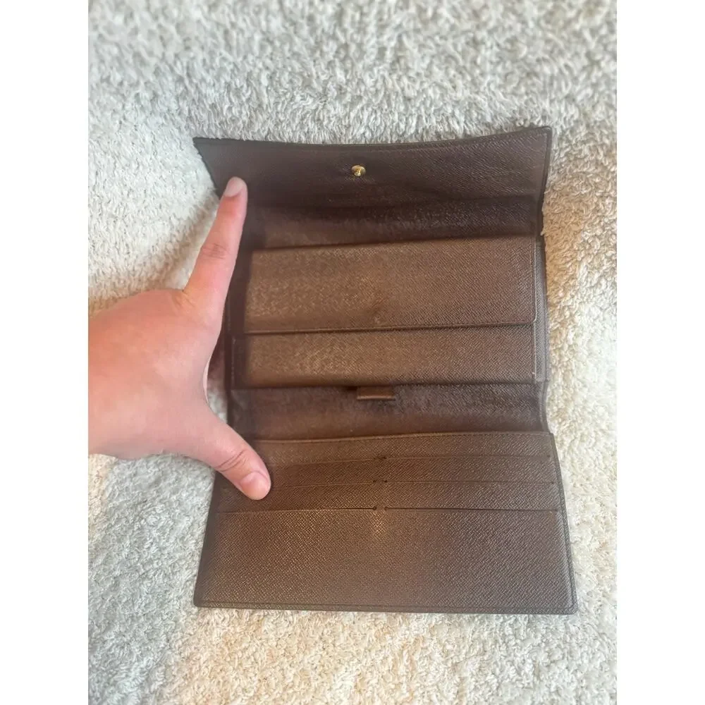 Louis Vuitton Damier Ebene Sarah Wallet